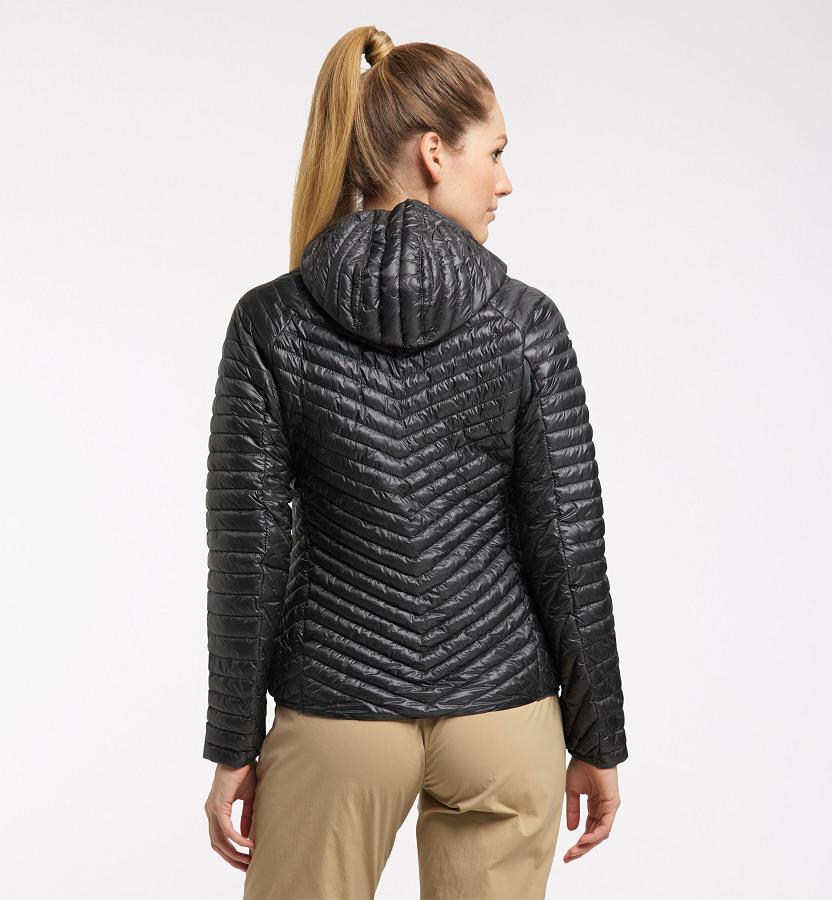 Haglöfs Womens L.I.M Mimic Down Jacket Black New Zealand 14587ENIY